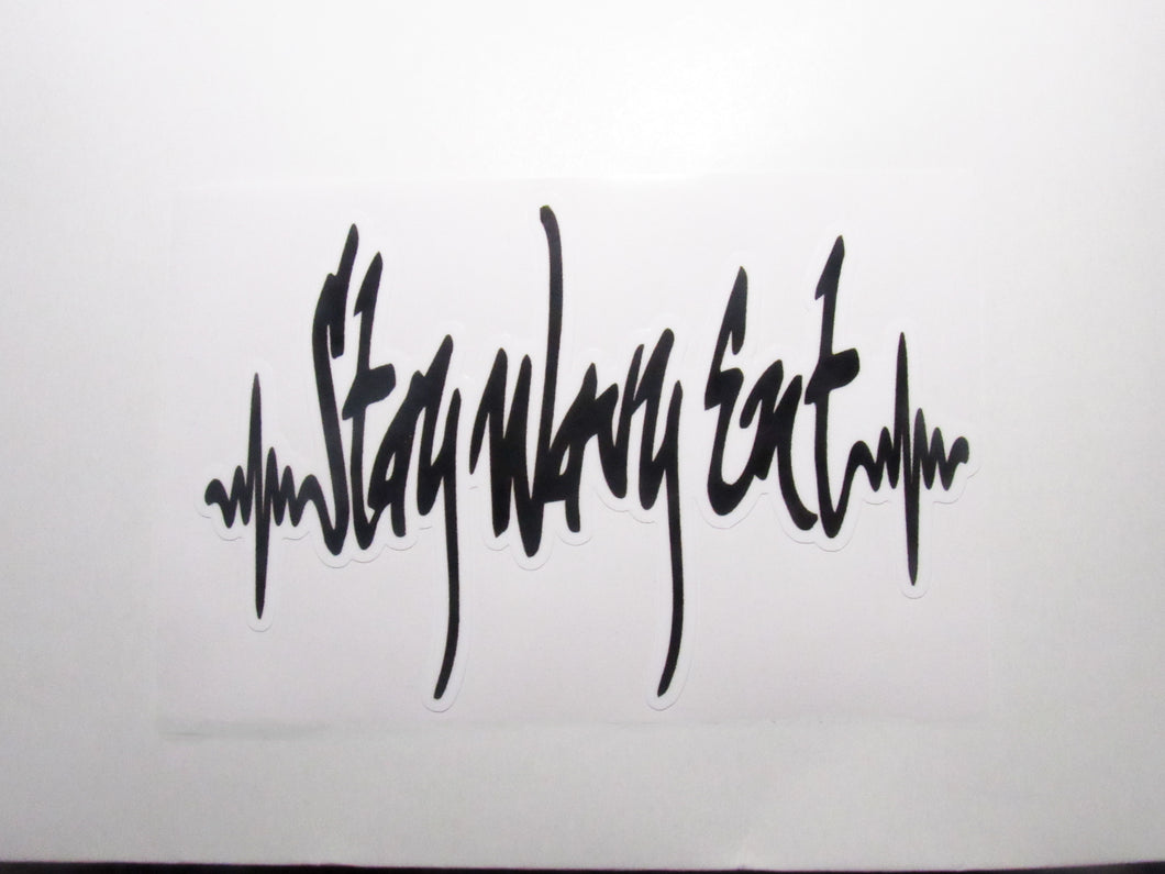 StayWavyEnt Text logo Sticker